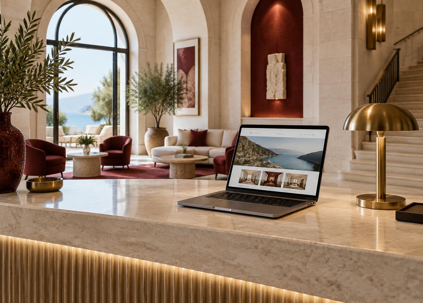 Website modern për një hotel boutique